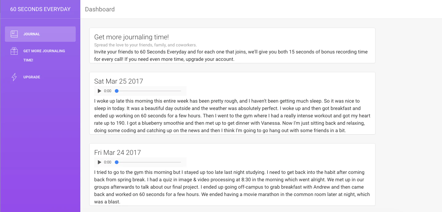 60 Seconds Everyday Image