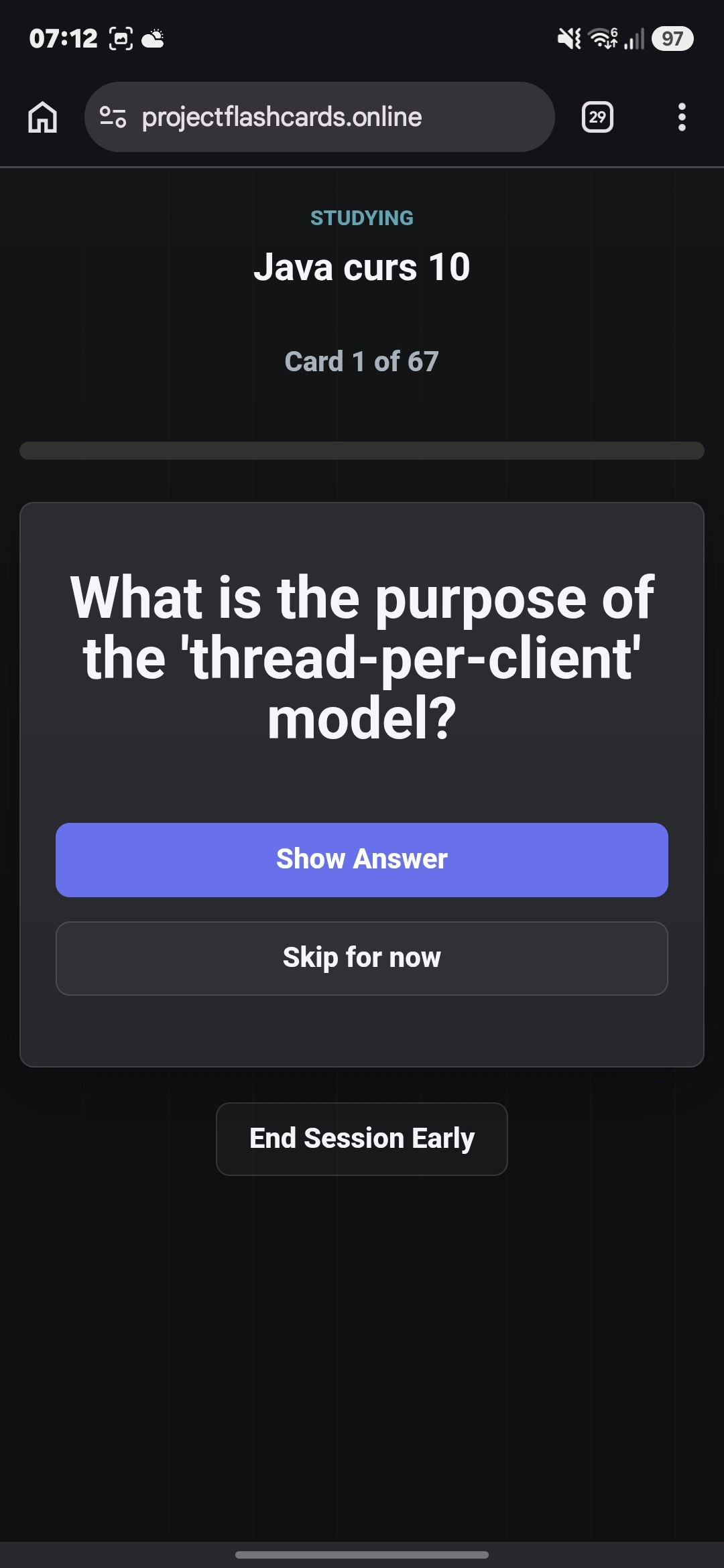 Project flashcards gallery image