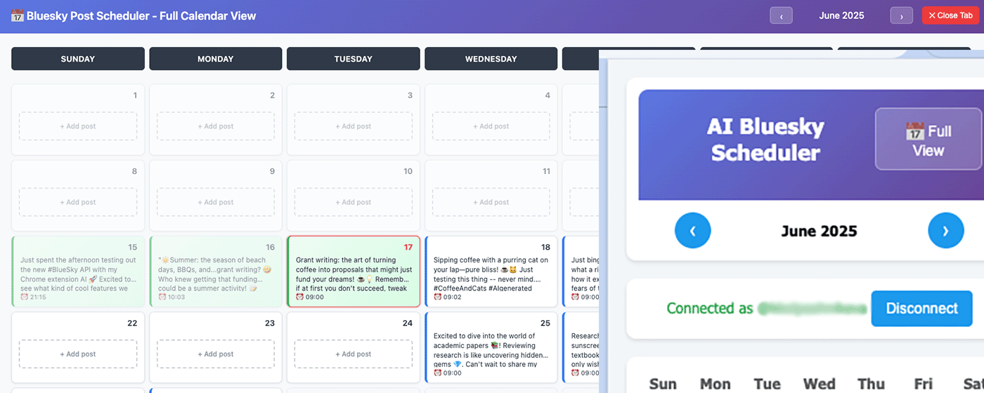 AI Bluesky Scheduler media 2
