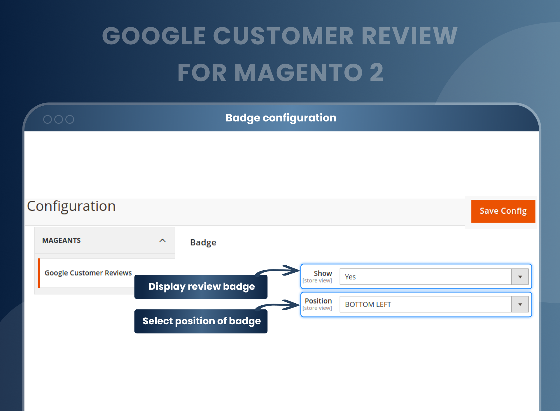 Magento 2 Google ग्राहक समीक्षा media 1