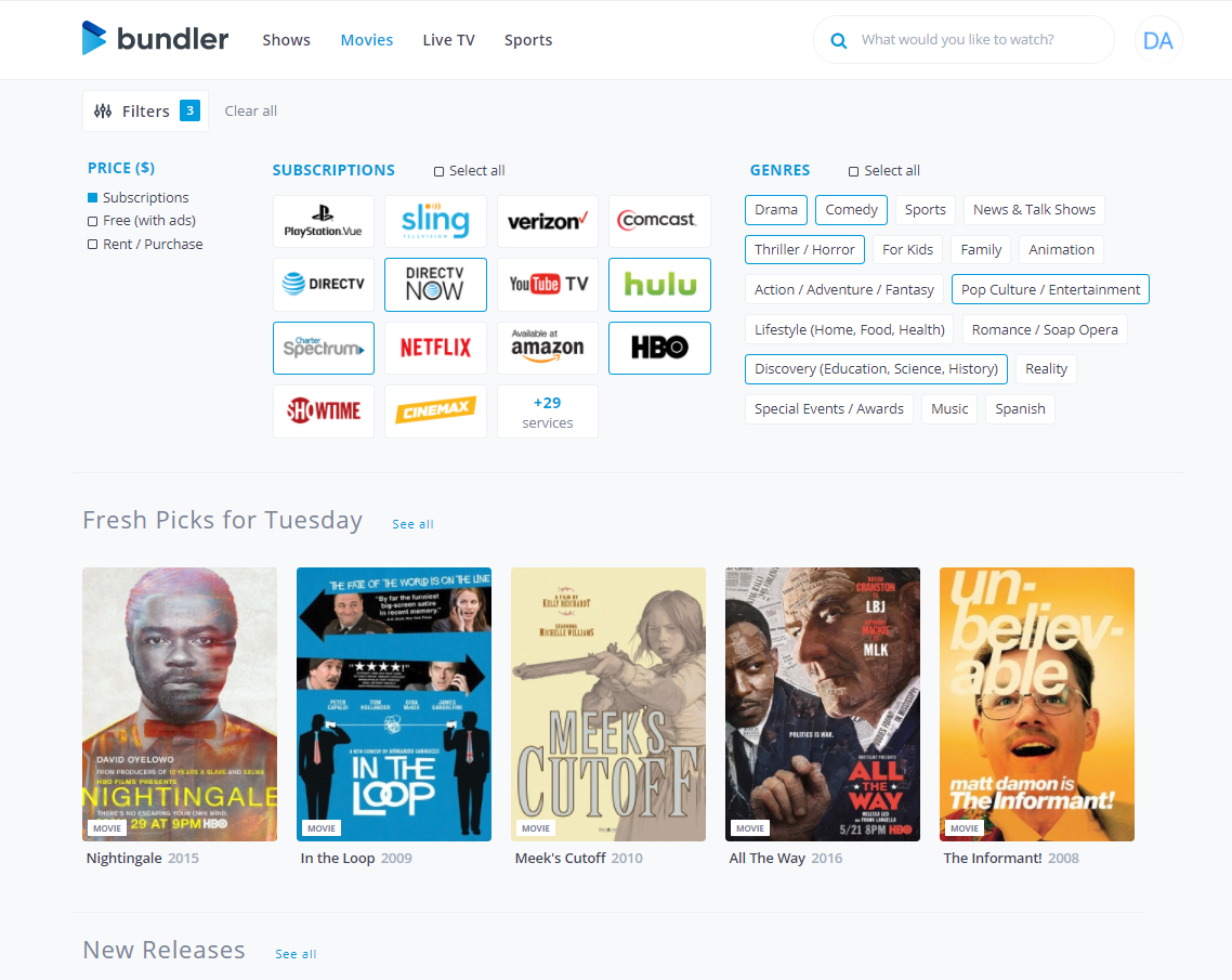 Bundler Streaming & TV Guide gallery image