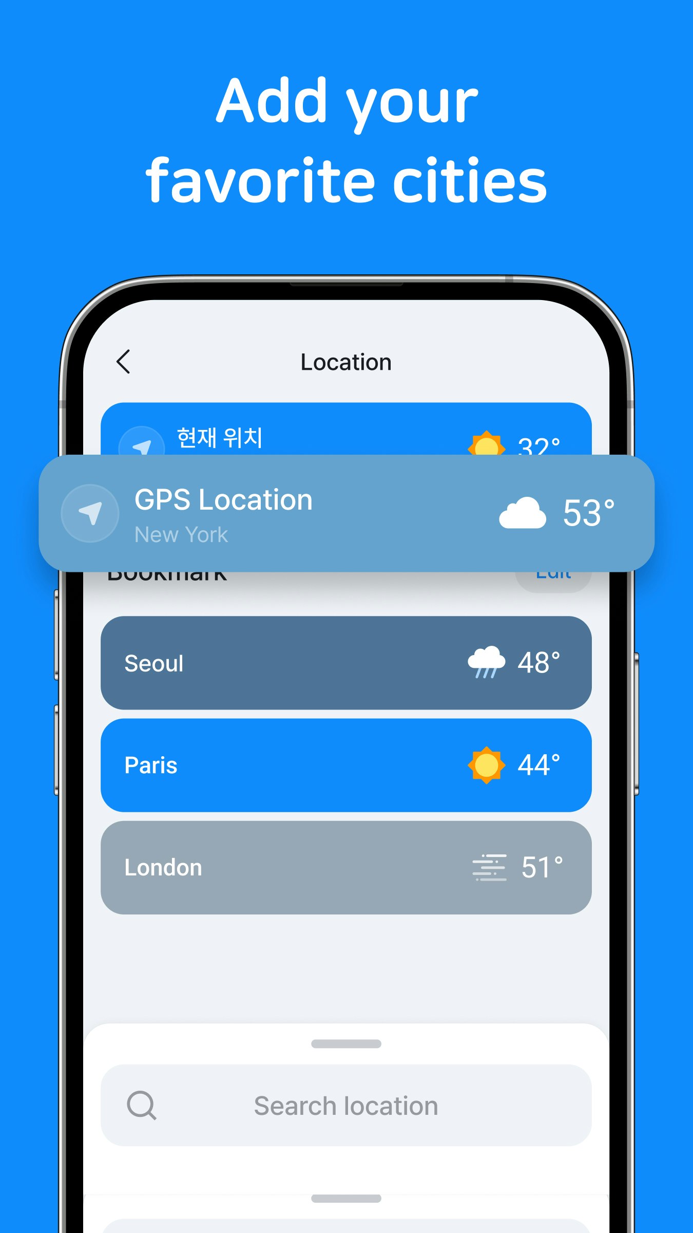 날씨 하늘 - 요약 경고, 옷 - 내 개인 기상 어시스턴트와 함께 스마트 데이를 시작하십시오! 미디어 5