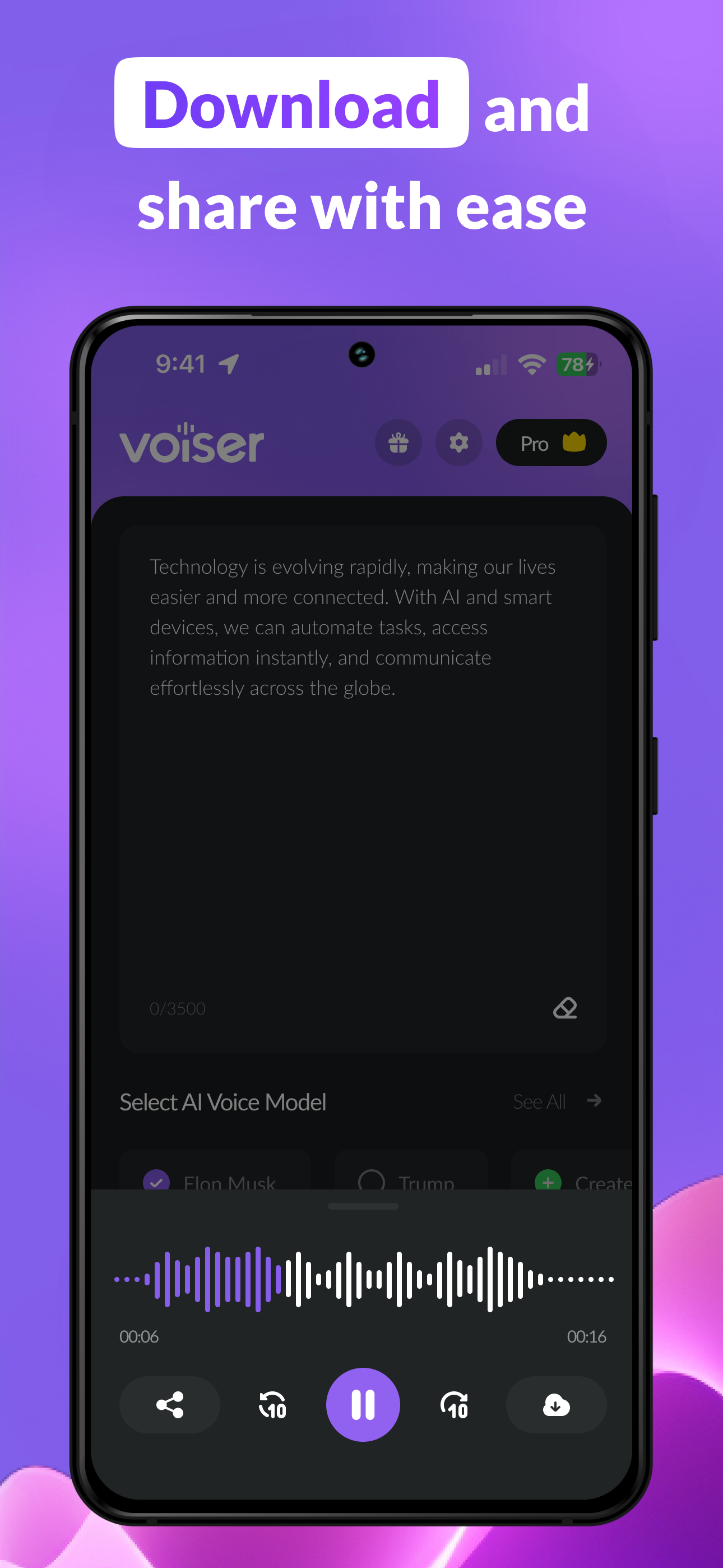 Voiser AI - Voice Cloning gallery image