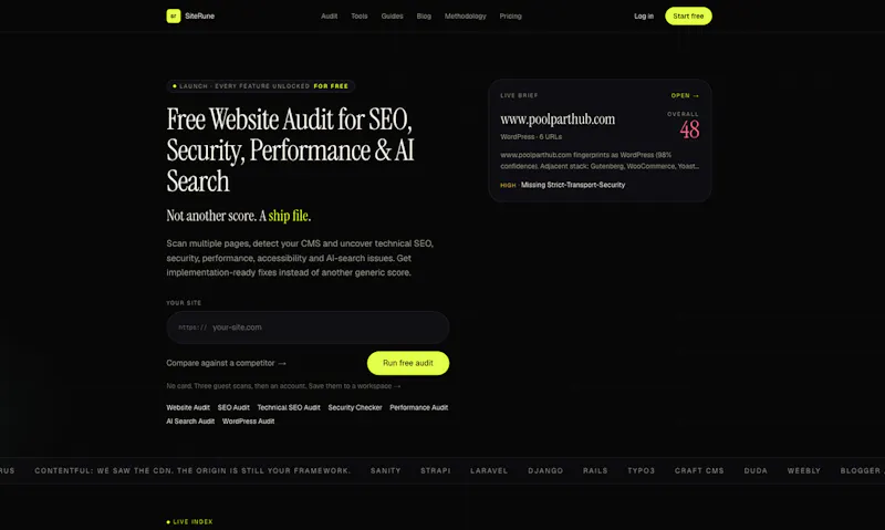 SiteRune screenshot 3