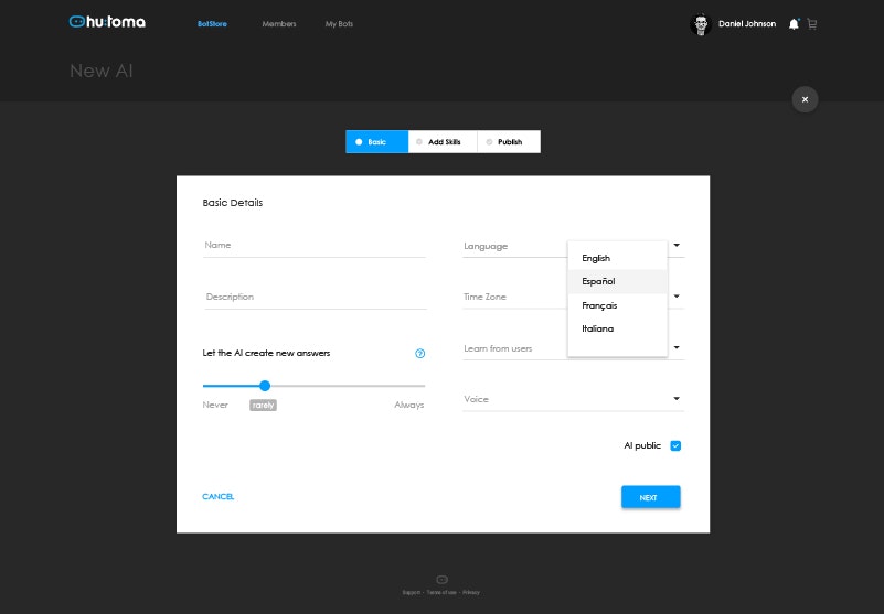 Hutoma AI gallery image