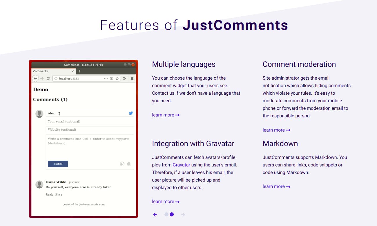 JustComments media 3