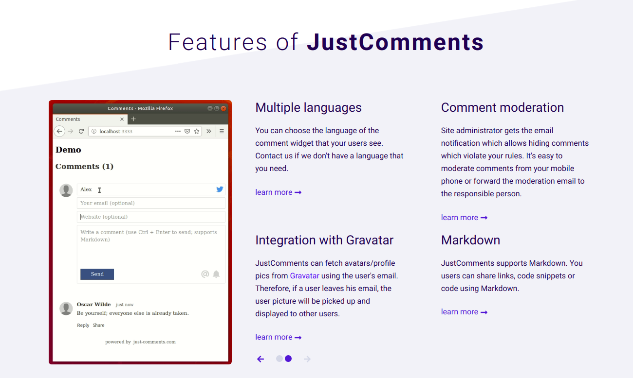 JustComments Image
