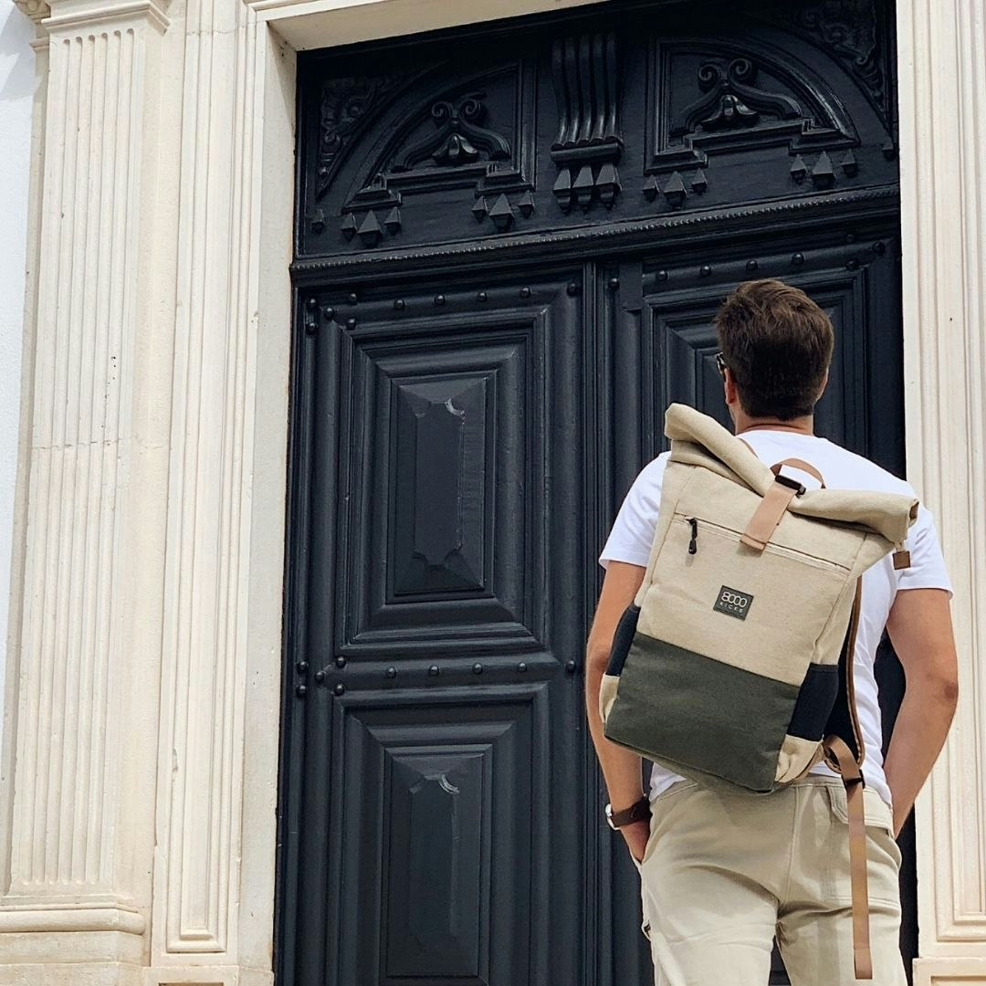 8000Kicks hemp backpack - Introducing the world's 1st waterproof hemp backpack 💦🍁🧳 media 7