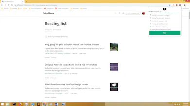 Medium Reading List Manager gallery image