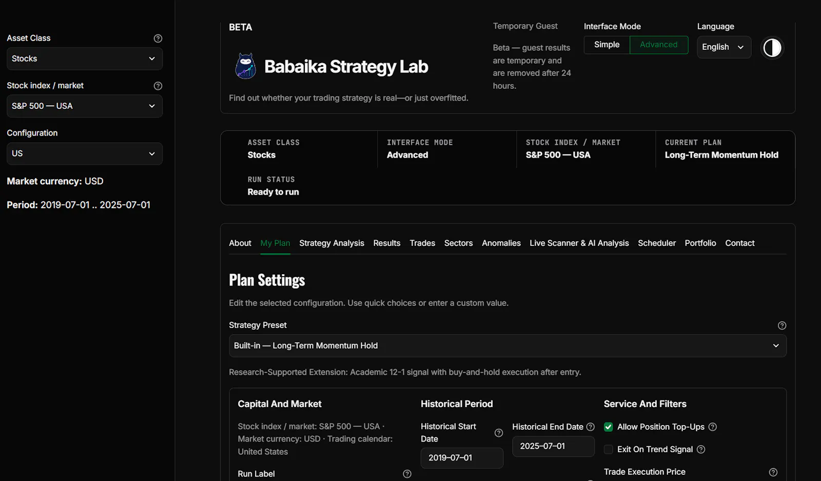Babaika Strategy Lab screenshot 4