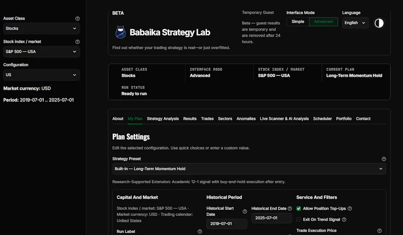 Babaika Strategy Lab screenshot 4