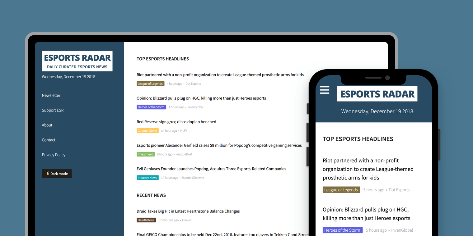 E-sports Radar gallery image