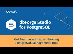 dbForge Studio for PostgreSQL gallery image