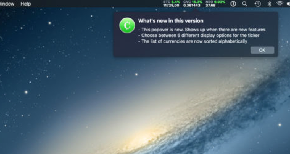 Cryptocurrency Ticker gallery image