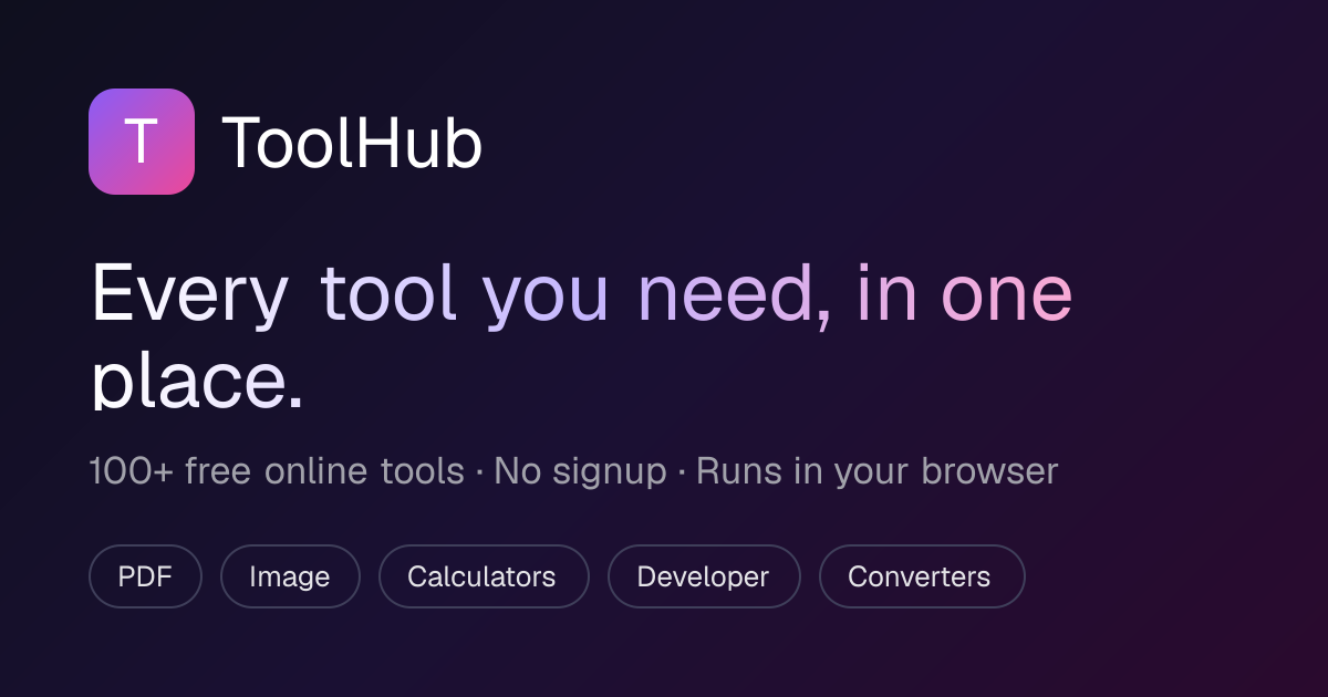 ToolHub gallery image
