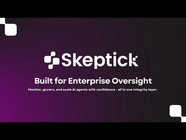 Skeptick AI — Agent Integrity Layer™ gallery image