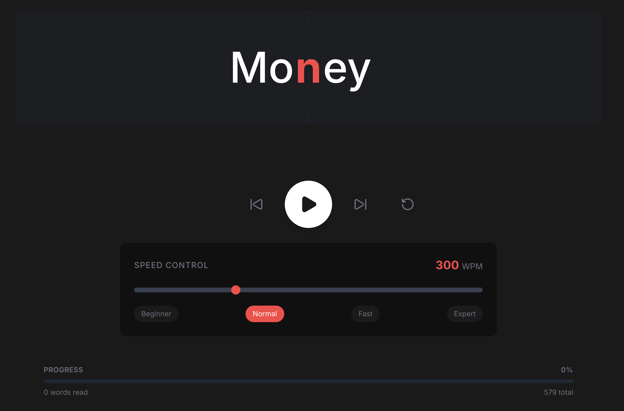 SpeedRead - Screenshot 3 showing product features and functionality