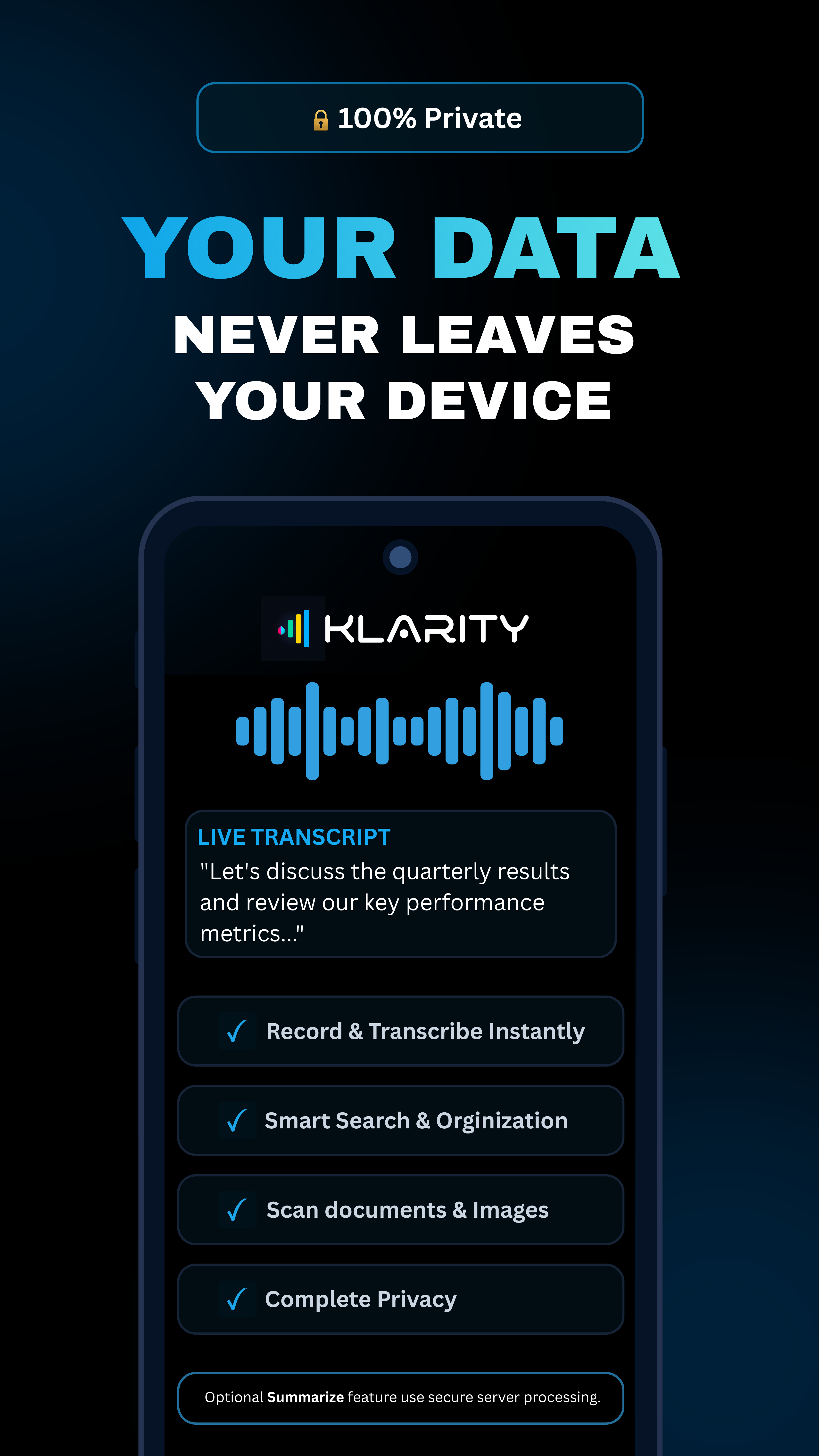 Klarity AI Voice Notes gallery image