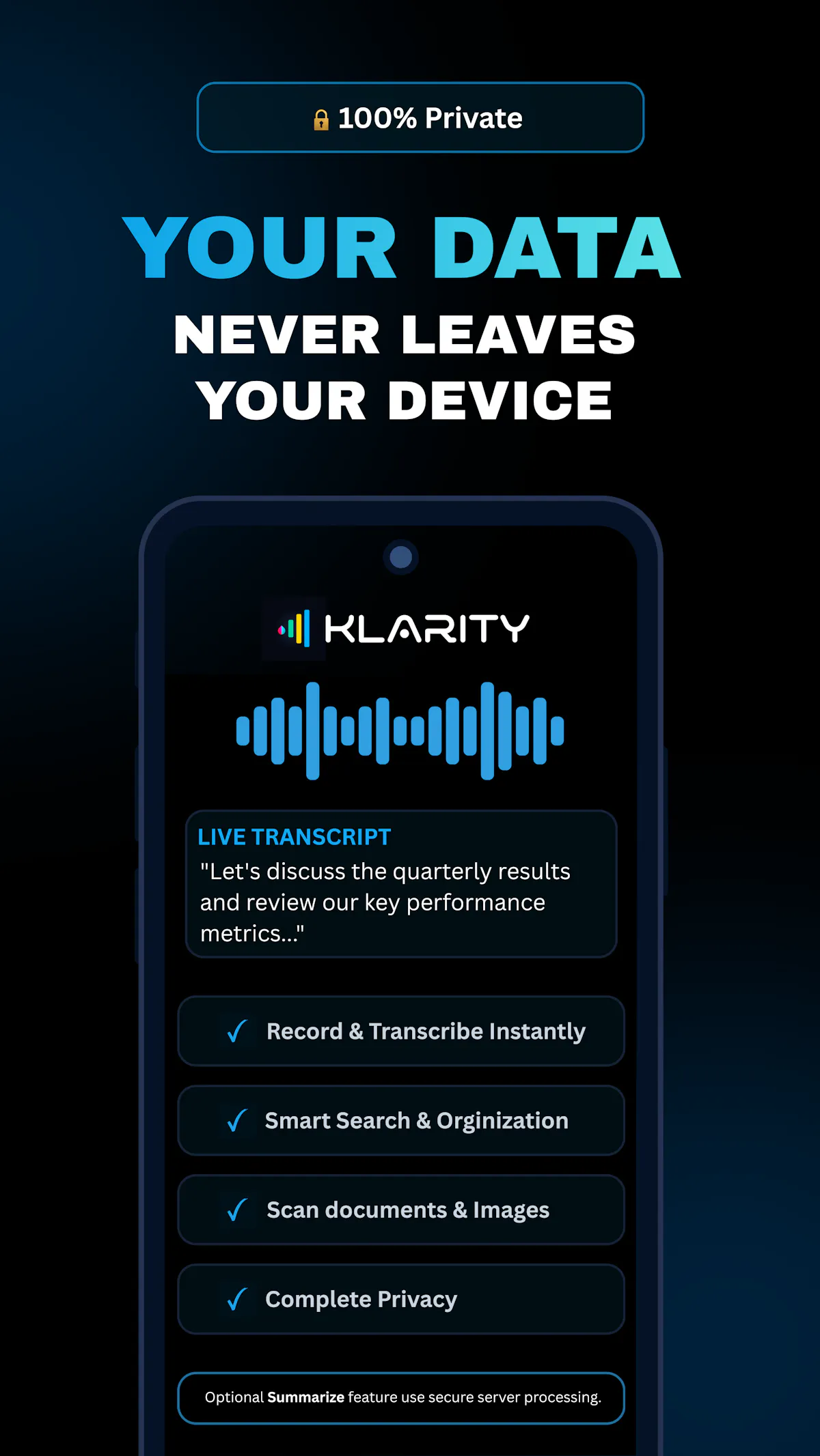 Klarity AI Voice Notes