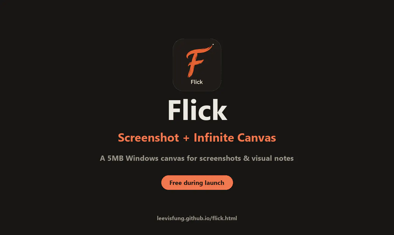 Flick — Infinite Canvas Notes screenshot