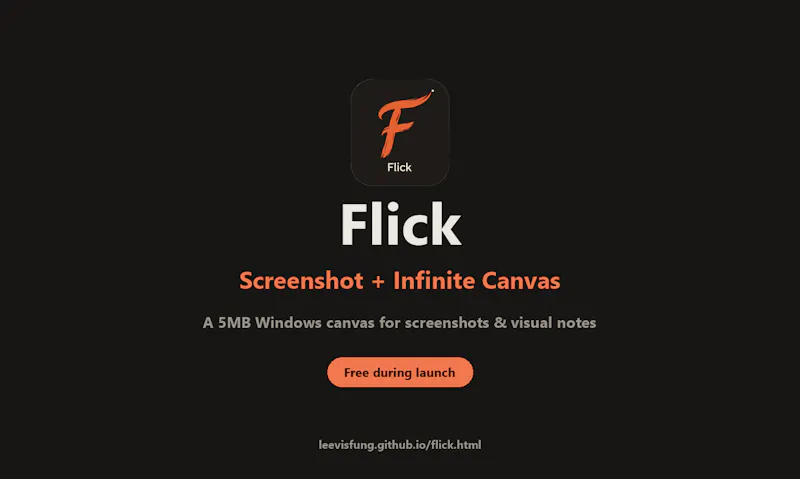 Flick — Infinite Canvas Notes screenshot 1