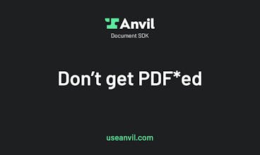 Anvil Document Editor gallery image