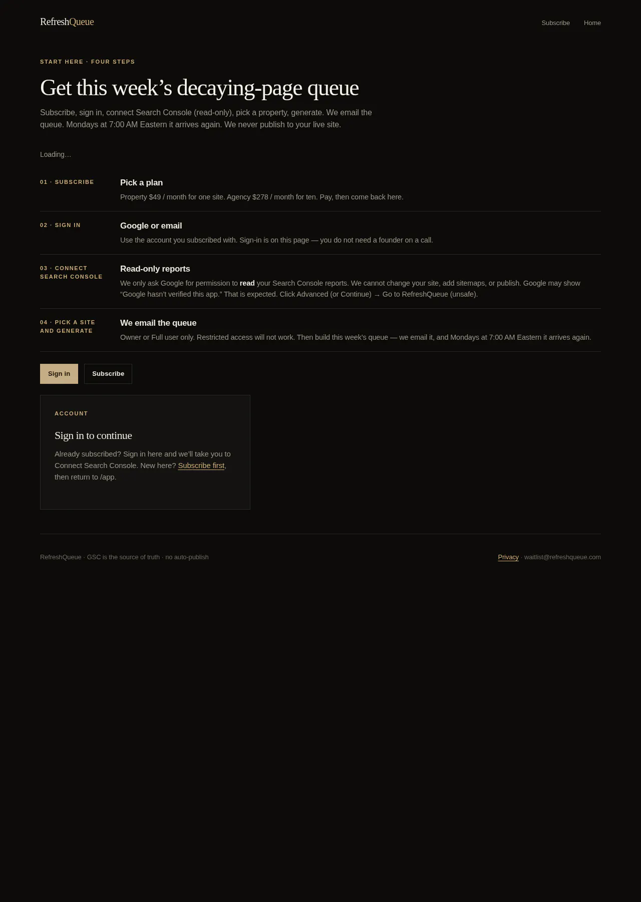 RefreshQueue gallery image