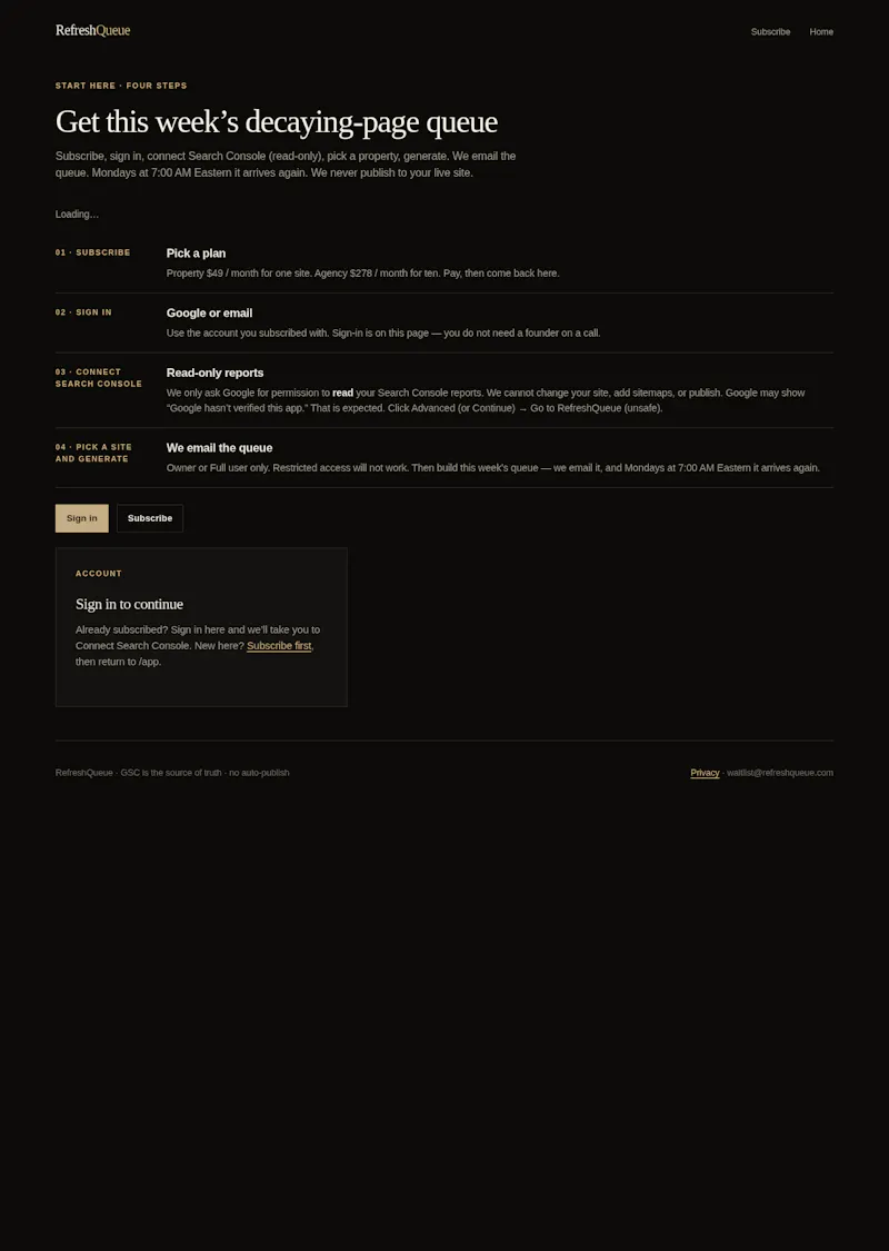 RefreshQueue screenshot 4