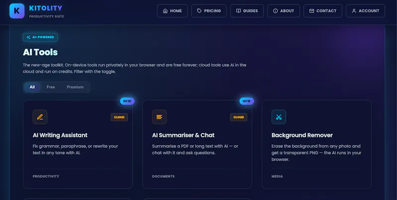 Kitolity screenshot 5