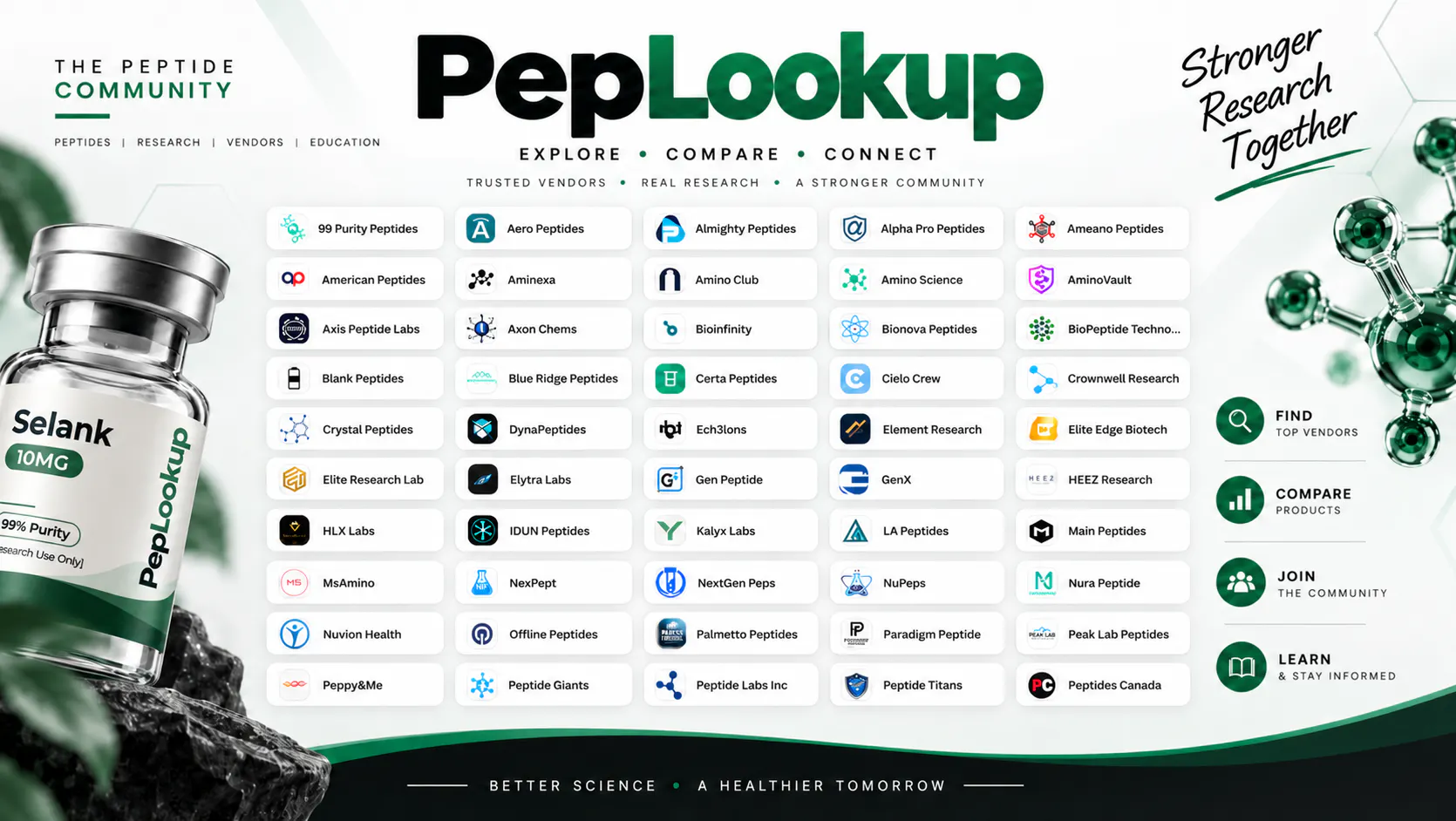 PepLookup: Peptide Supplier Directory gallery image