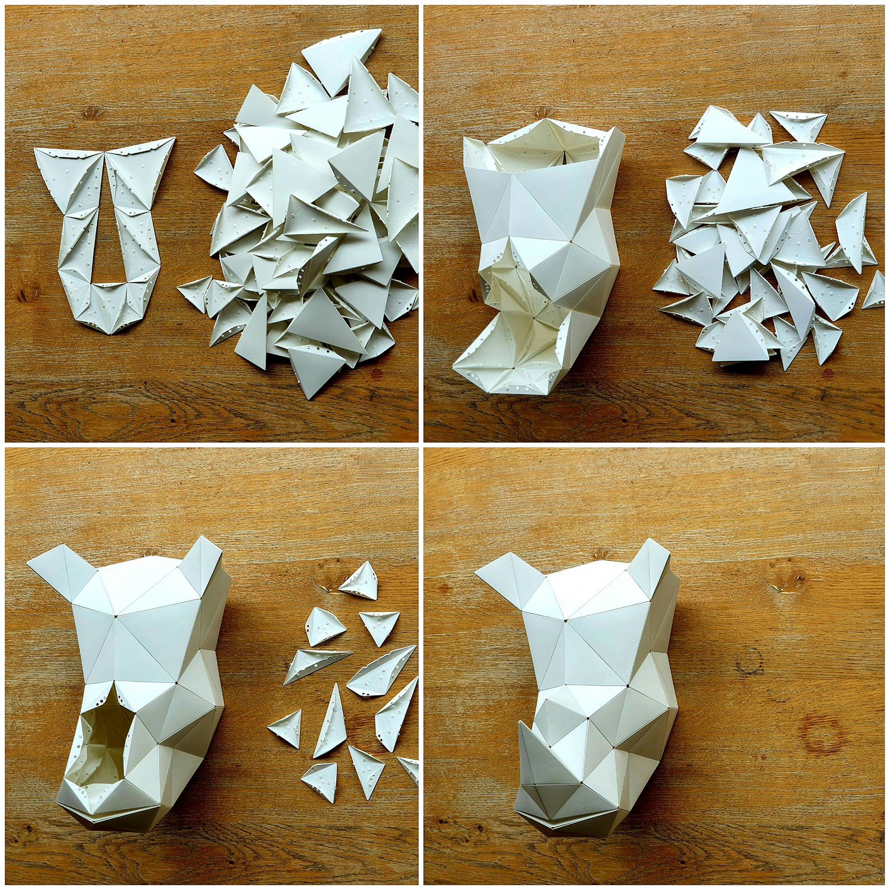 Carapace: prima puzzle 3D di origami fai -da -te media 21