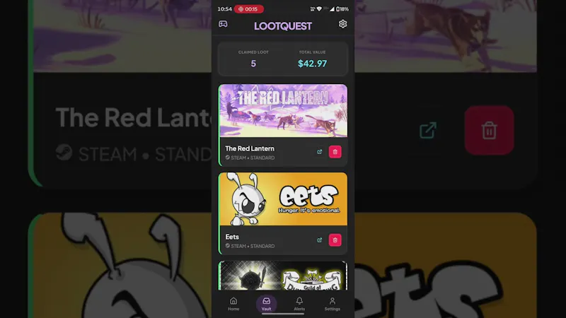 LootQuest screenshot 1 (video preview)