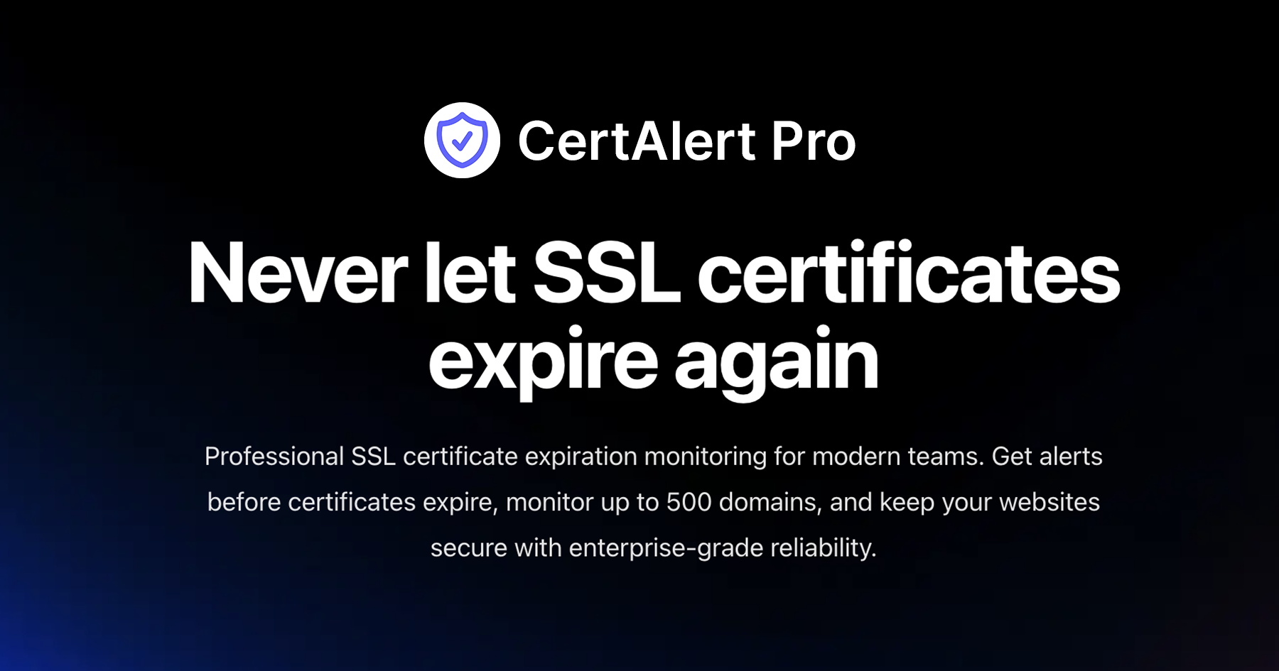 Media CertAlert.pro - SSL Hết hạn & Giám sát sức khỏe máy chủ 1