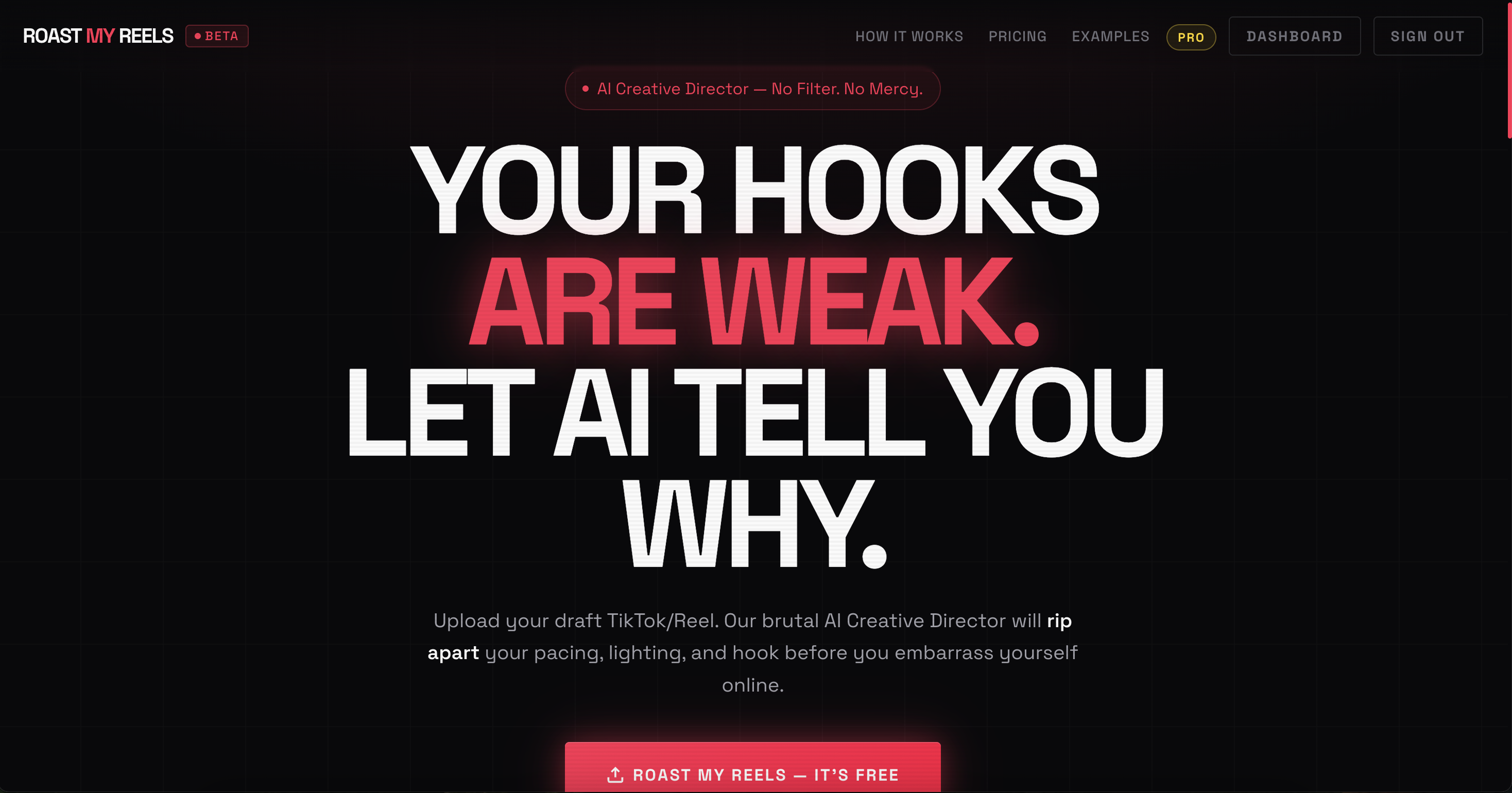 RoastMyReels - AI Reels Coach That Hurts gallery image