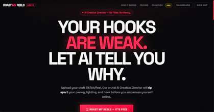 RoastMyReels - AI Reels Coach That Hurts gallery image