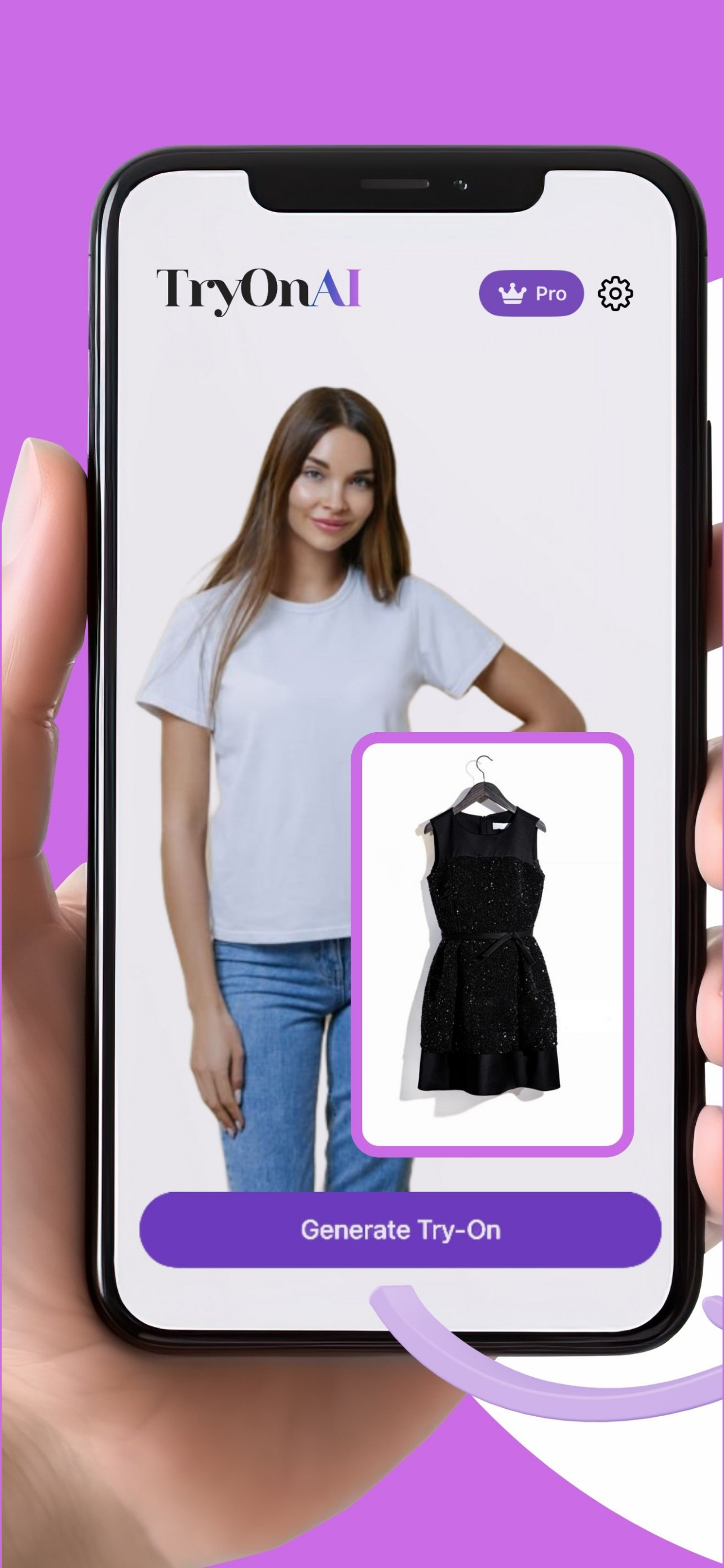 TryOnAI: Clothes Changer - Screenshot 2 showing product features and functionality