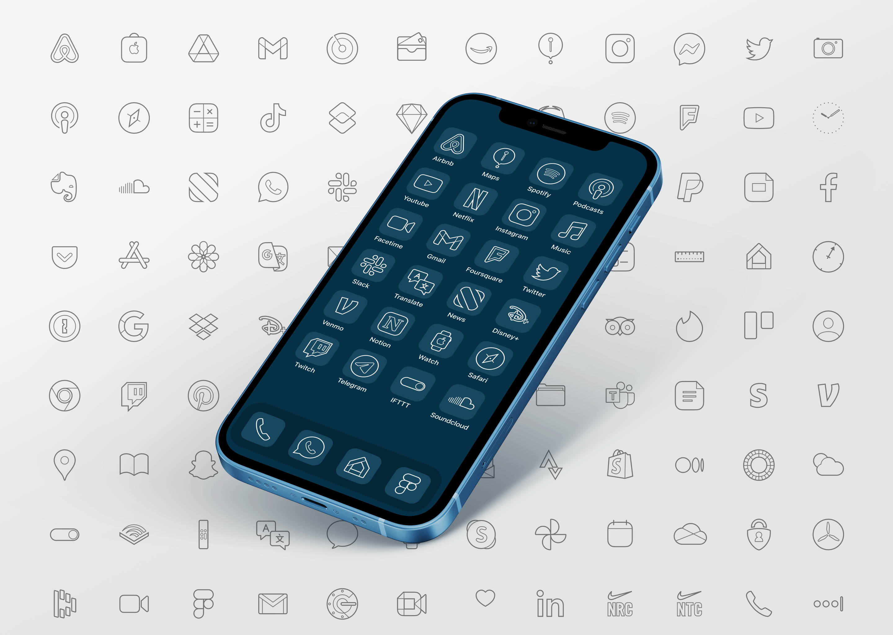 Linea iOS icons