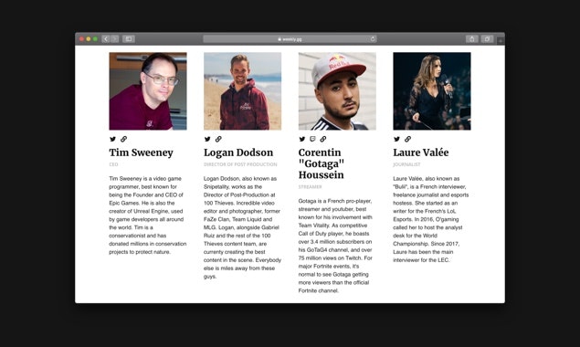 Weekly.gg gallery image