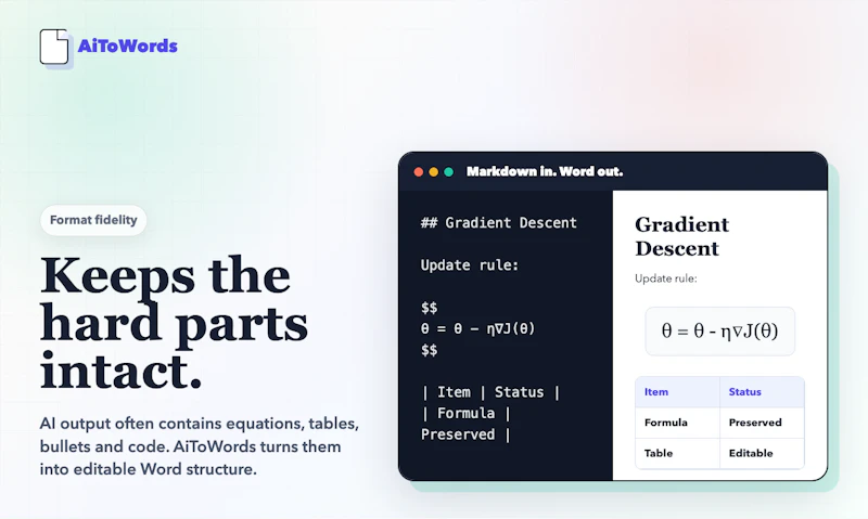 AiToWords screenshot 2