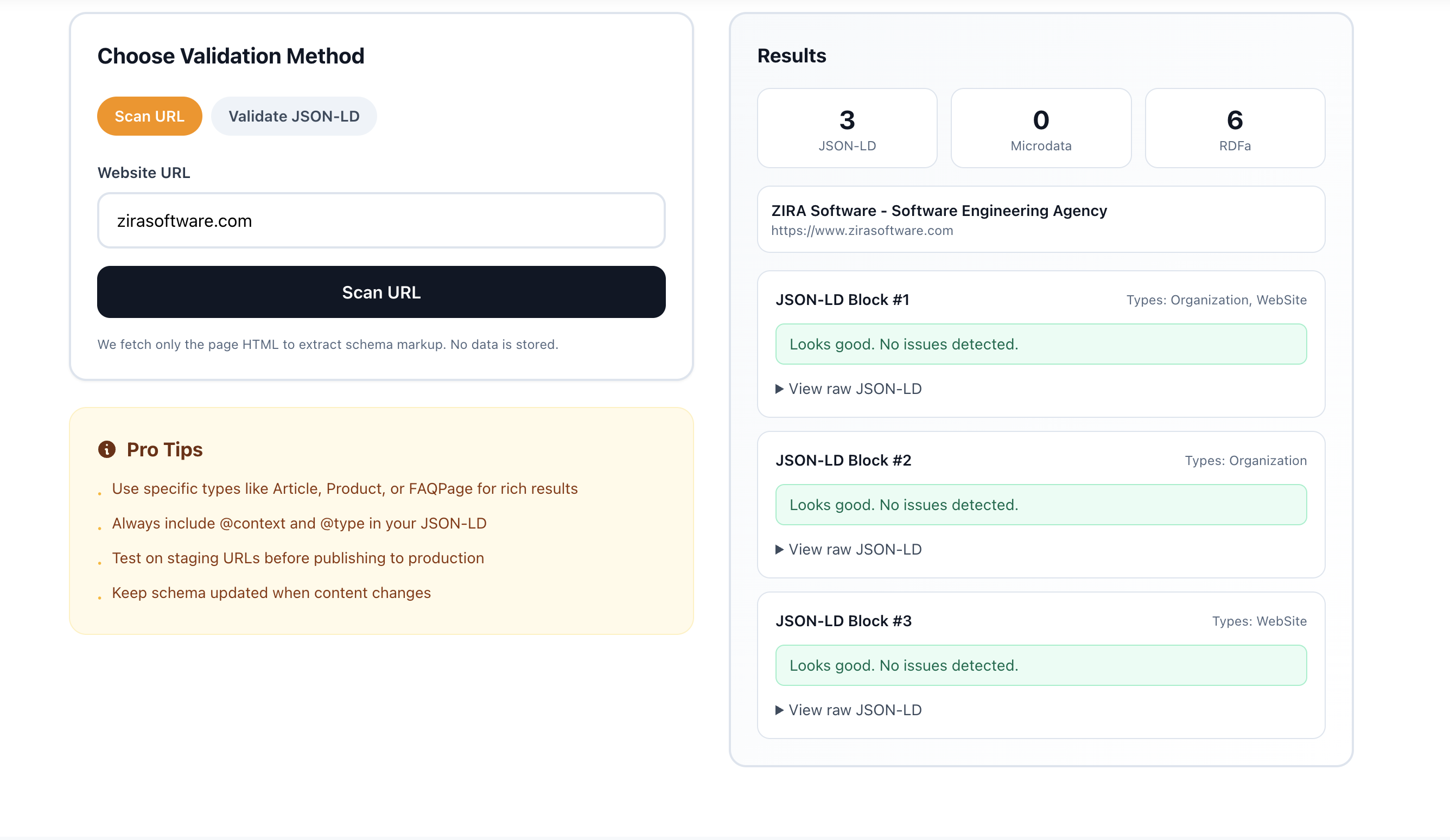 Schema Markup Validator gallery image