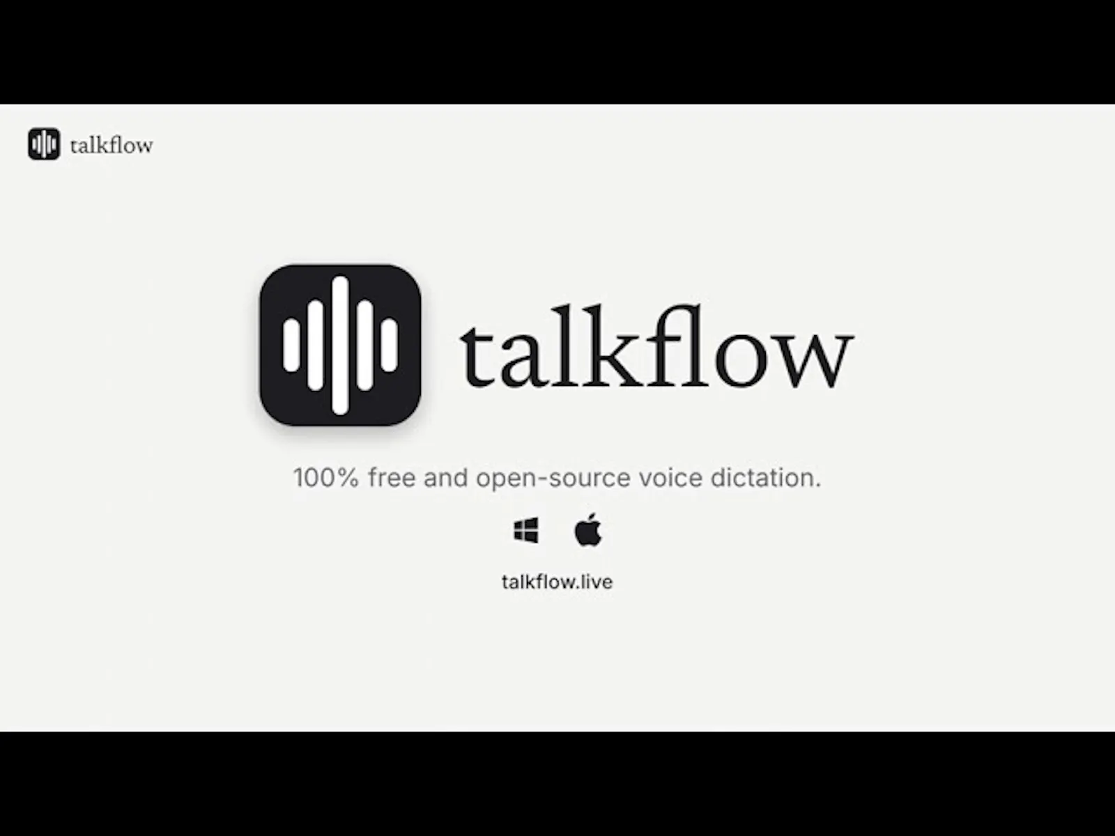 talkflow screenshot 1 (video preview)
