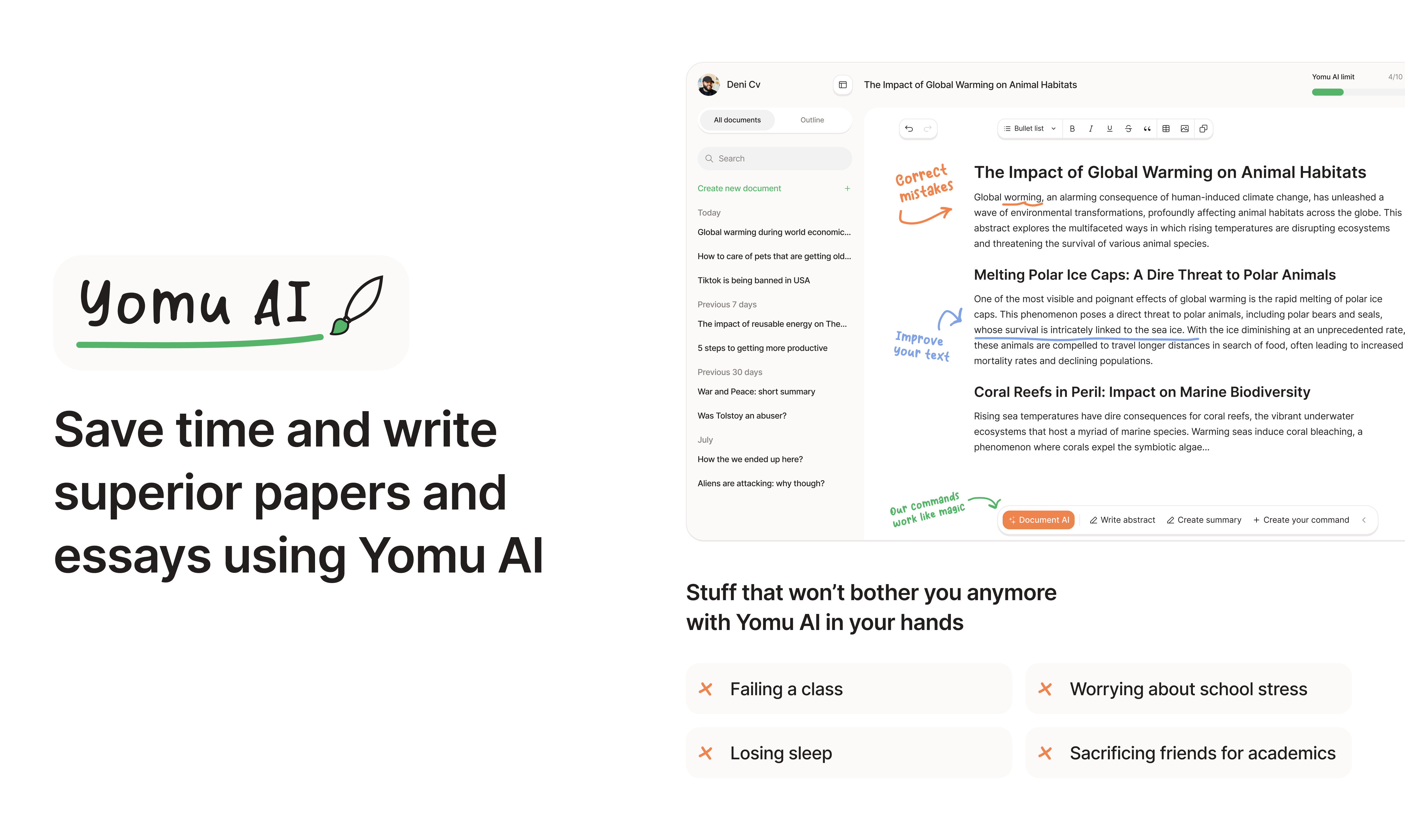 startuptile Yomu AI-AI-enhanced writing editor for students and academics