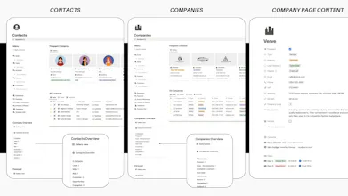 CRM Elite / Starter - Notion Template gallery image