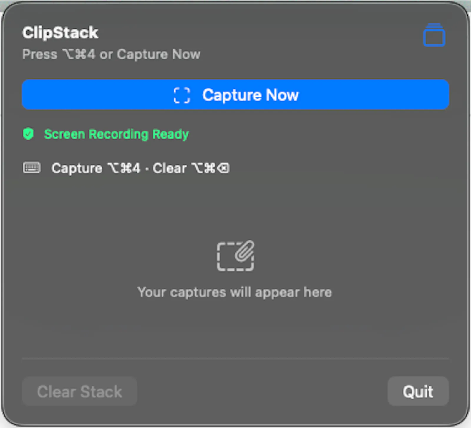 ClipStack - Screenshot screenshot 1