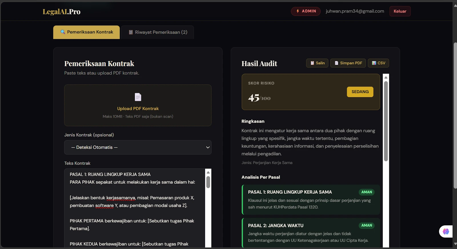 LegalReview.Pro screenshot 3