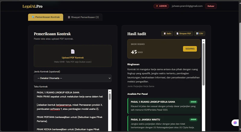 LegalReview.Pro screenshot 3