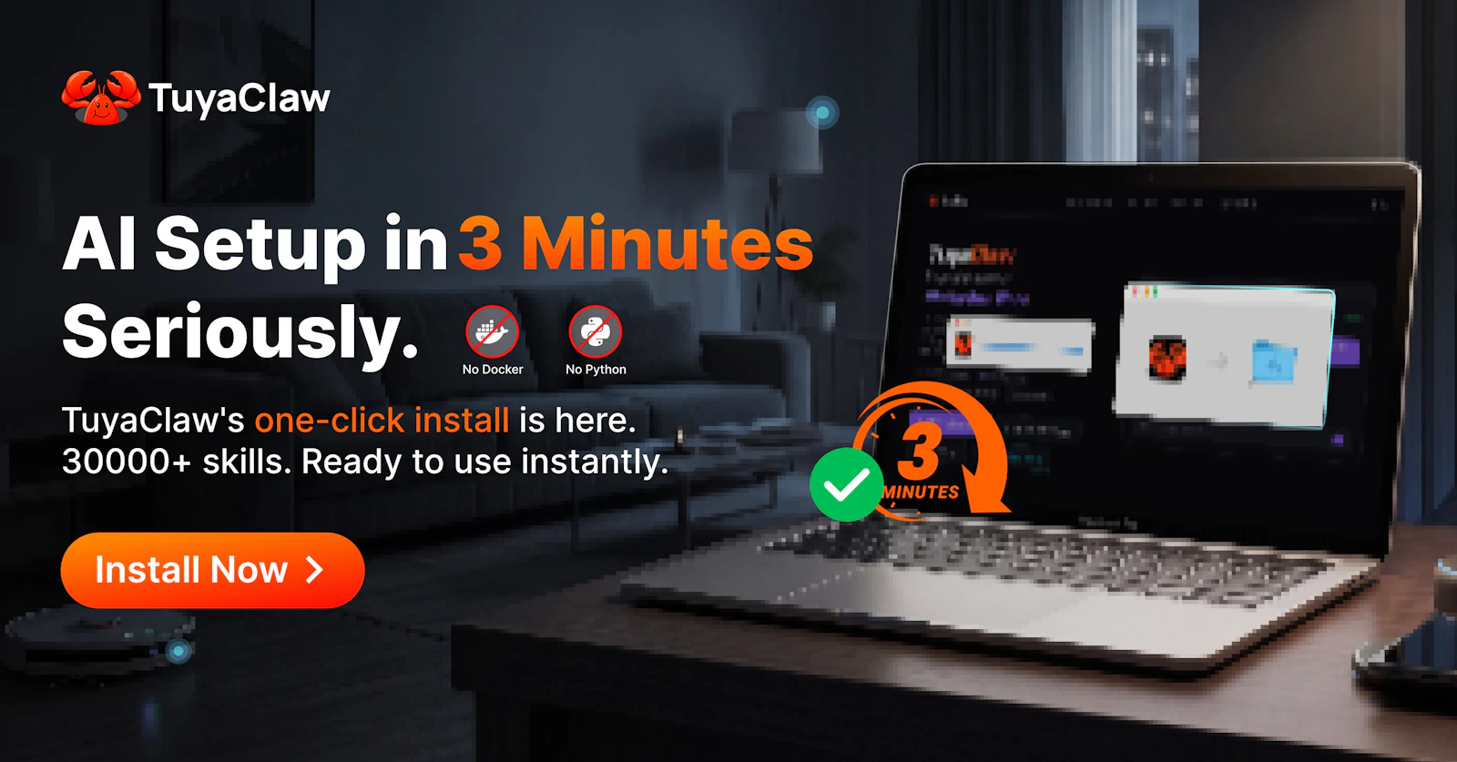 TuyaClaw Your person AI WorkSPACE screenshot 2