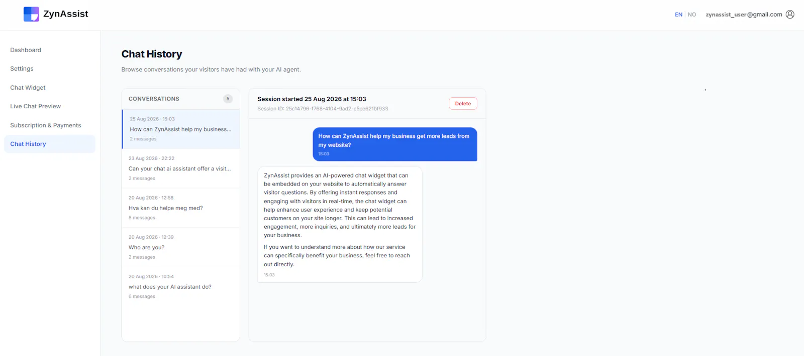 ZynAssist: AI Assistant for Your Website screenshot 5