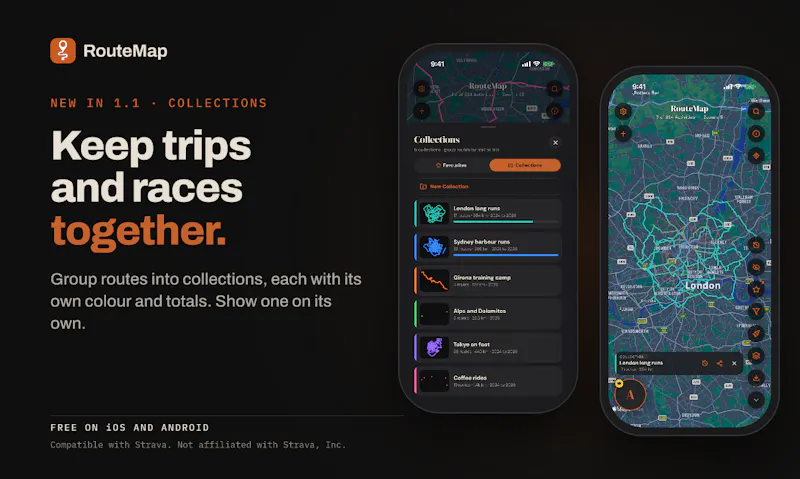 RouteMap screenshot 2