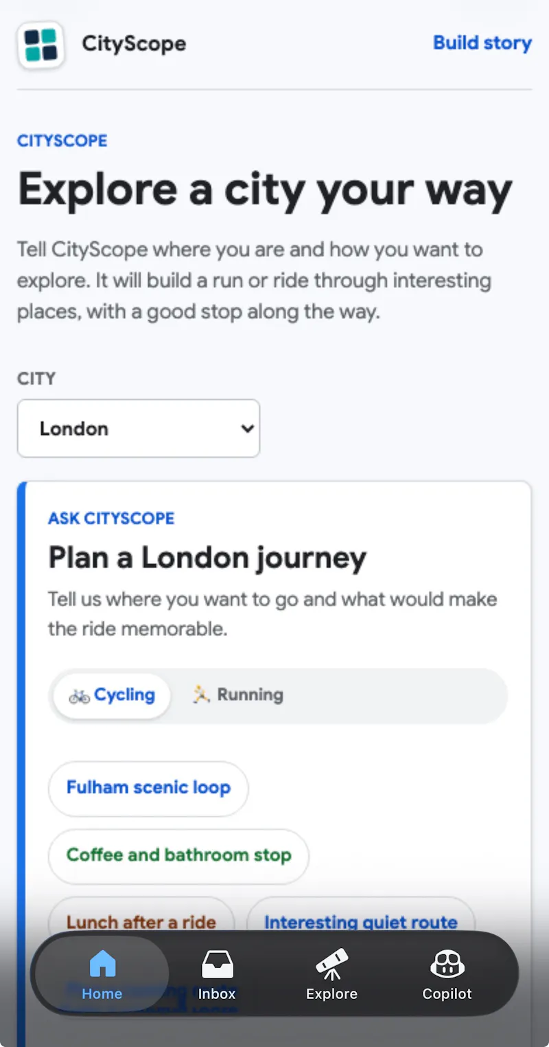 CityScope screenshot 3